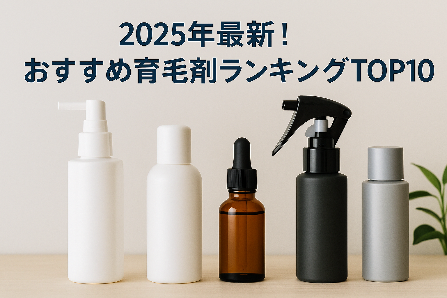 2025年最新！おすすめ育毛剤ランキングTOP10