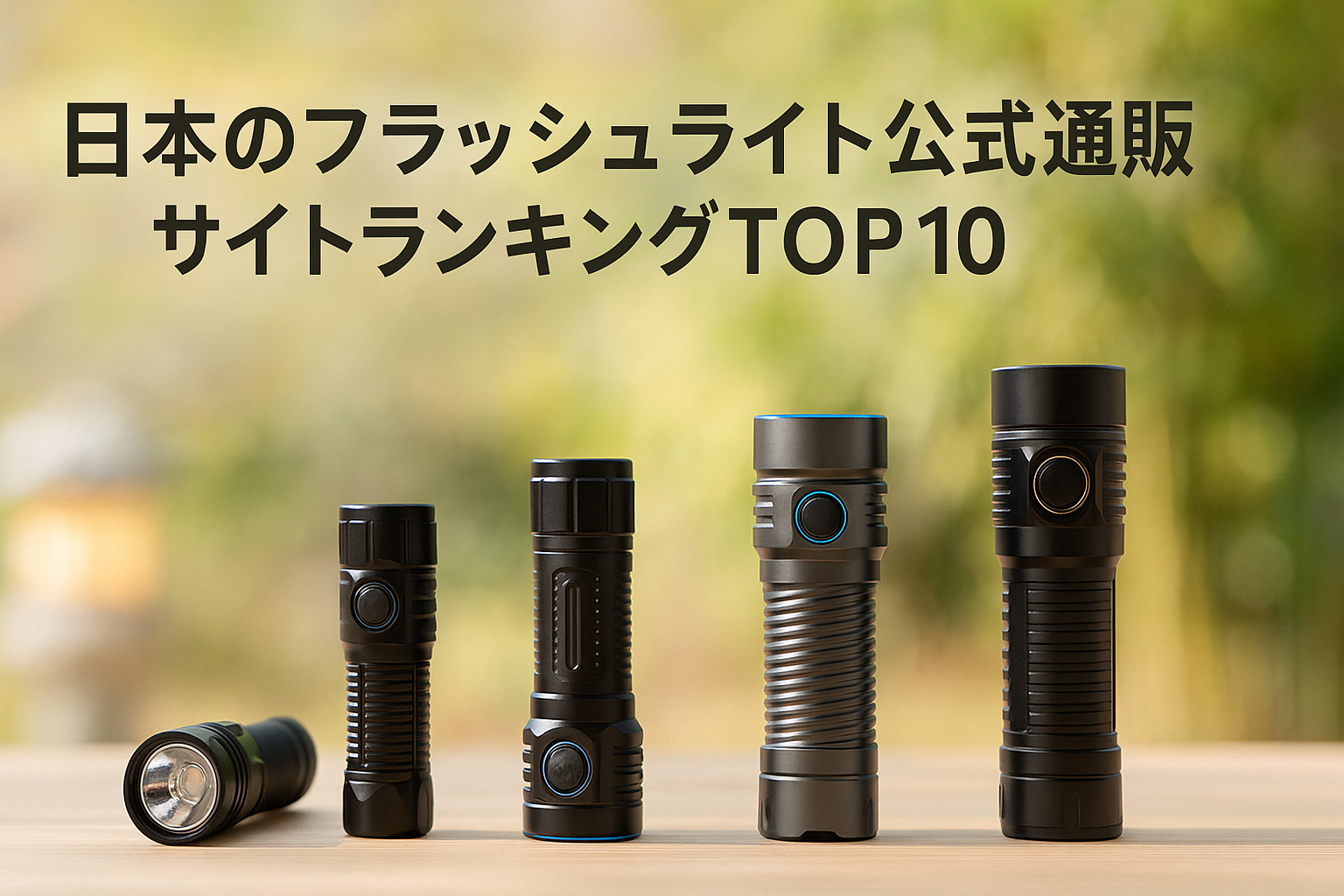 日本のフラッシュライト公式通販サイトランキングTOP10