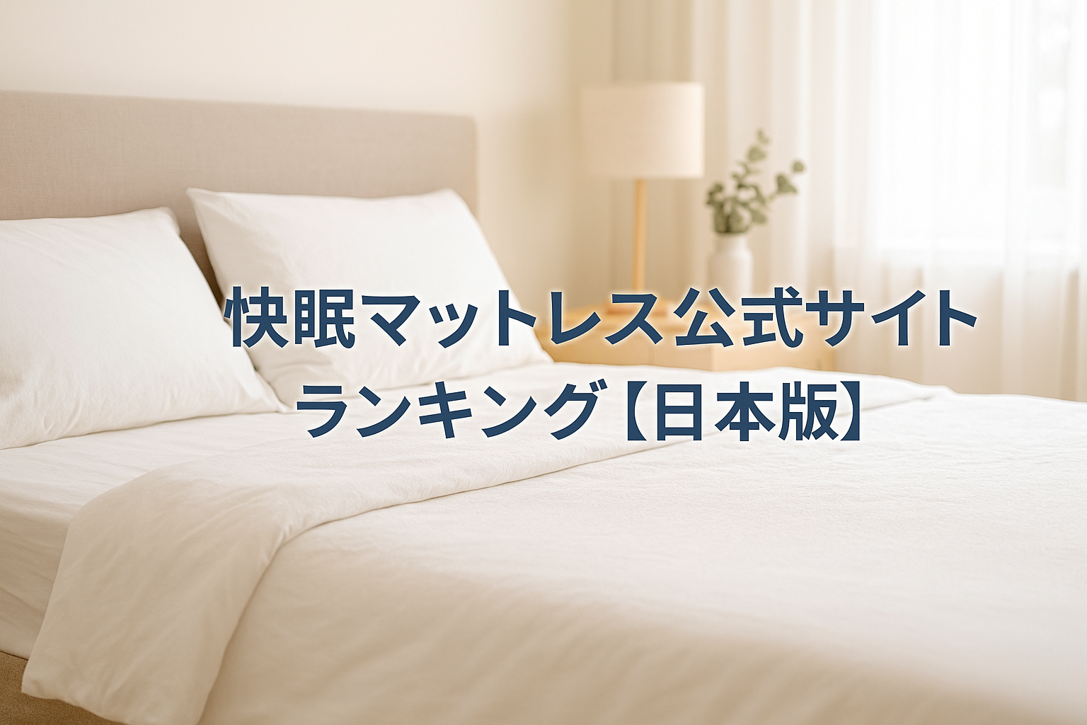 快眠マットレス公式サイトランキング【日本版】