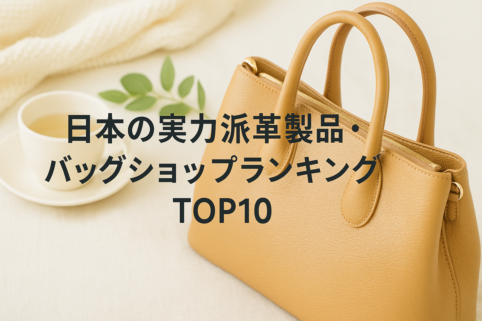 日本の実力派革製品・バッグショップランキング TOP10